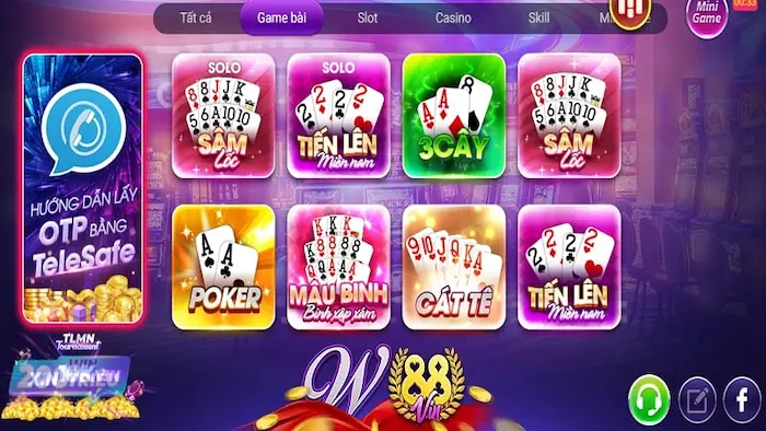 Game đánh bài w88 là gì