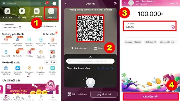 Các Bước Hướng Dẫn Nạp Tiền FB88 Bằng Momo