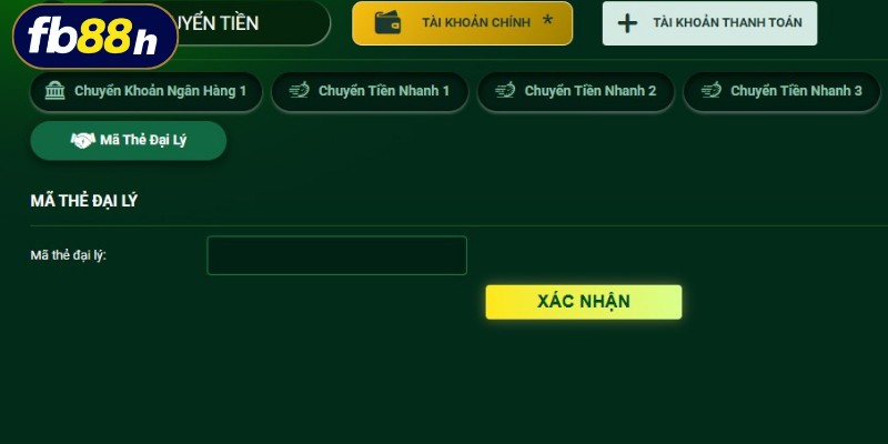 Gửi tiền qua mã thẻ đại lý nhanh gọn được hội viên yêu thích